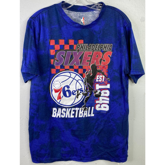 NBA Other - Philadelphia 76ers Basketball, Tye-Die, Short Sleeve NBA T-shirt, Sz M